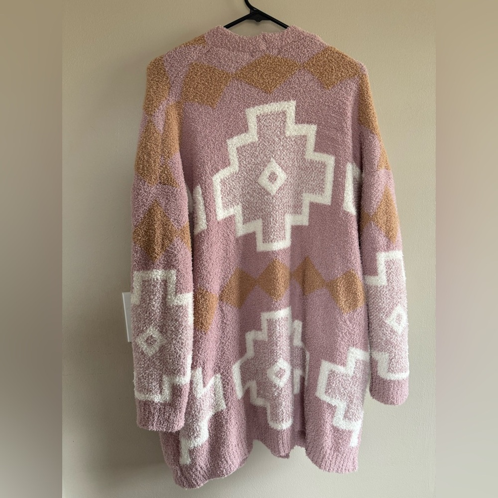 Blakely Warm & Cozy Aztec Printed Cardigan with pockets - Picture 2 of 7